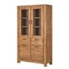 Armoire Vitrine Toumanar -Mobilier De Maison vitrinenschrank toumanar akazie teilmassiv akazie sand 3627457