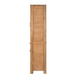 Armoire Vitrine Toumanar -Mobilier De Maison vitrinenschrank toumanar akazie teilmassiv akazie sand 3627465