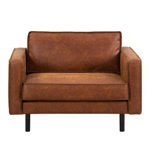 Fauteuil XL FORT DODGE -Mobilier De Maison xl sessel fort dodge antiklederlook cognac 4670048