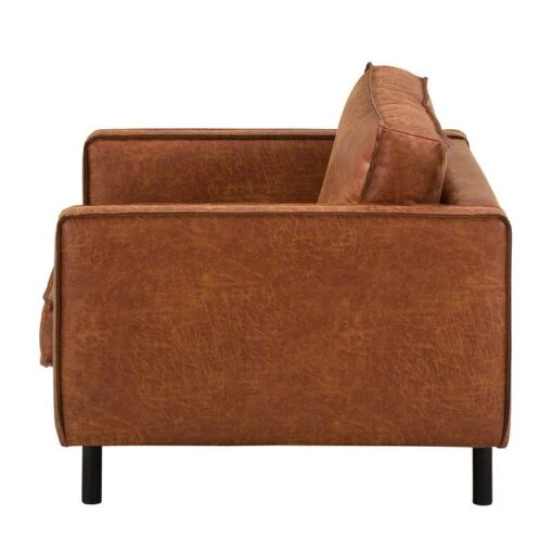 Fauteuil XL FORT DODGE -Mobilier De Maison xl sessel fort dodge antiklederlook cognac 4670052